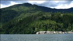 the hills, the lake, and the cottages